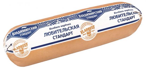Колбаса вареная Владимирский стандарт Любительская 1 Сорт вес 389₽