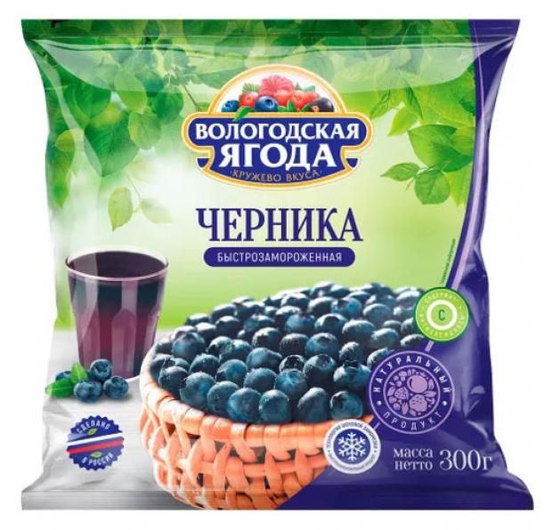 

Черника «Вологодская Ягода» быстрозамороженная, 300 г