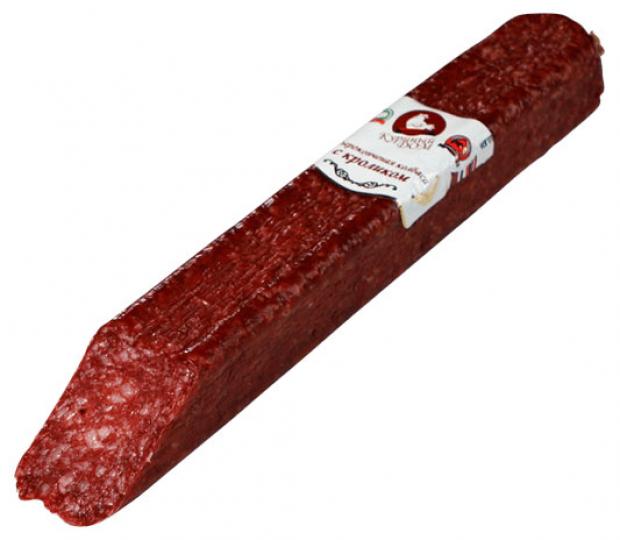 

Колбаса сырокопченая «Царицыно» с кроликом, вес