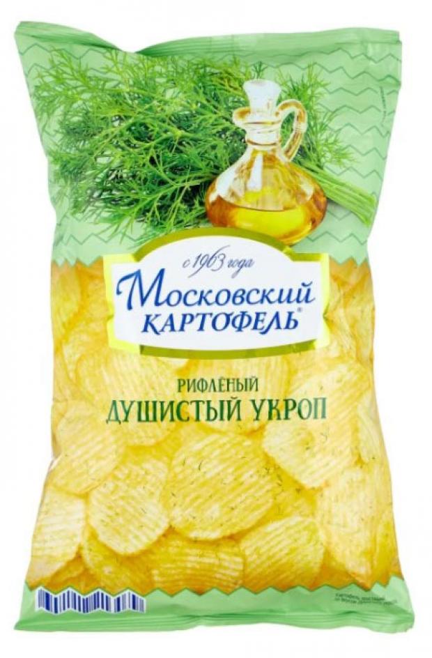 Чипсы Московский картофель со вкусом душистый укроп 150 г 96₽
