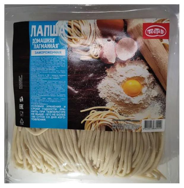 Лапша Тестов Домашняя лагманная 600 г 84₽