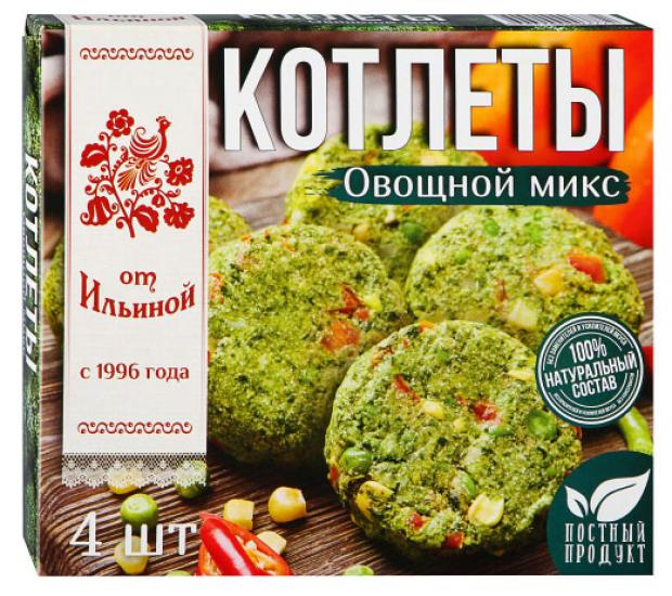 

Котлеты «От Ильиной» Микс овощные замороженные, 300 г