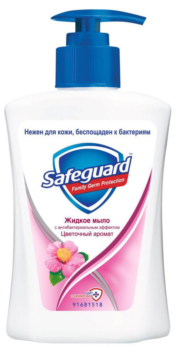 

Мыло жидкое Safeguard антибактериальное с цветочным алое ароматом 225 мл