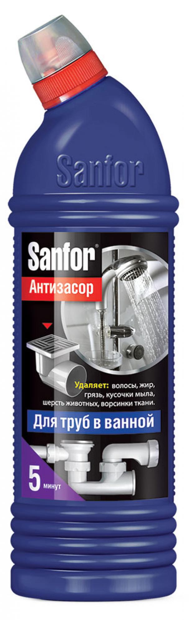 

Чистящее средство для труб Sanfor в ванной, 750 г