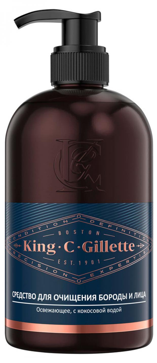 

Средство для очищения бороды и лица Gillette King C. с кокосовой водой, 350 мл