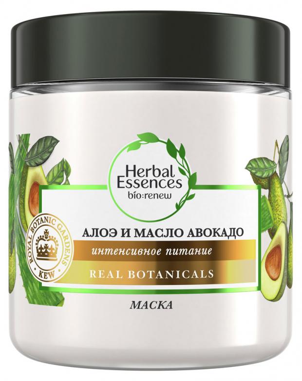 Маска для волос и кожи головы Herbal Essences с алоэ и маслом авокадо 250 мл 418₽