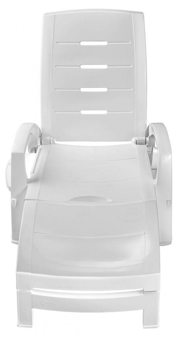 Шезлонг пластиковый Каждый день 186х765х89 см 3464₽