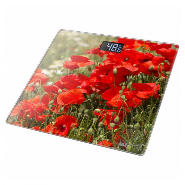 

Весы напольные Home Element HE-SC906 Красные маки