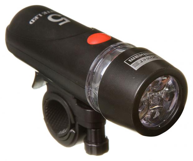 

Фонарь велосипедный STG, 5 LED