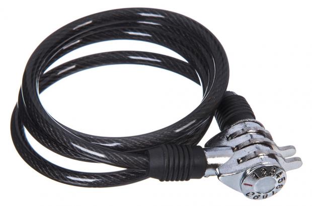 Замок тросовый STG с кодом 06х100 см 280₽