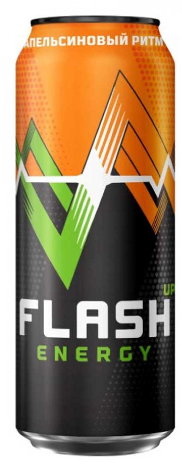 Напиток энергетический Flash Up Energy Апельсиновый ритм 450 мл 62₽