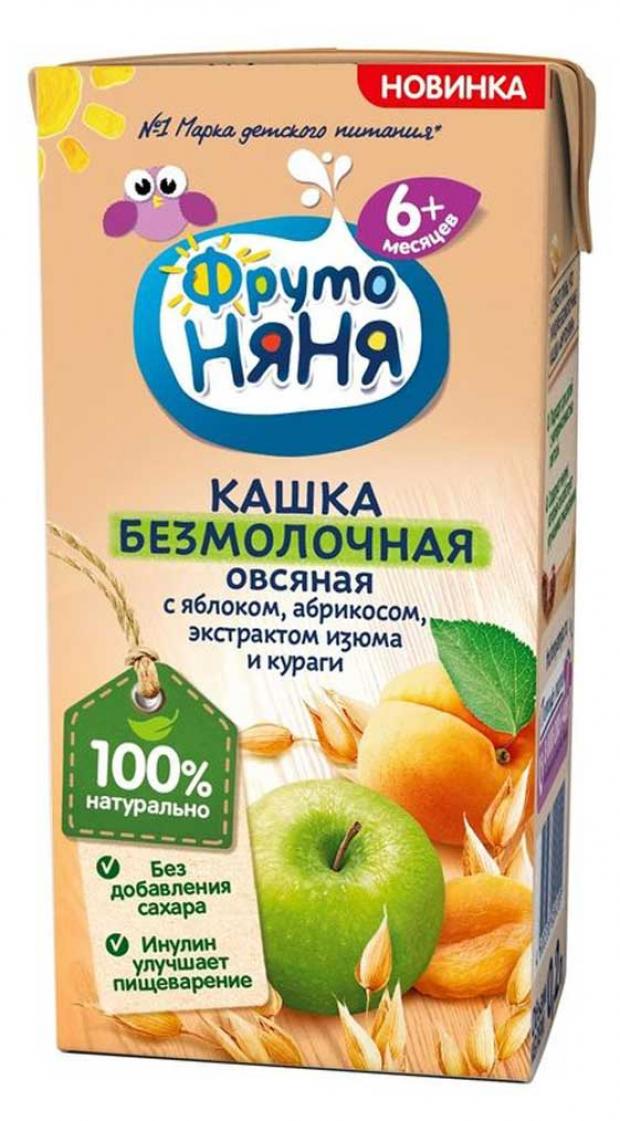

Каша «ФрутоНяня» безмолочная овсяная с яблоком, абрикосом, экстрактом изюма и кураги, 200 мл