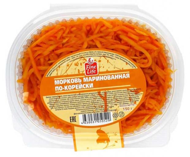 

Морковь Fine Life маринованная по-корейски, 150 г