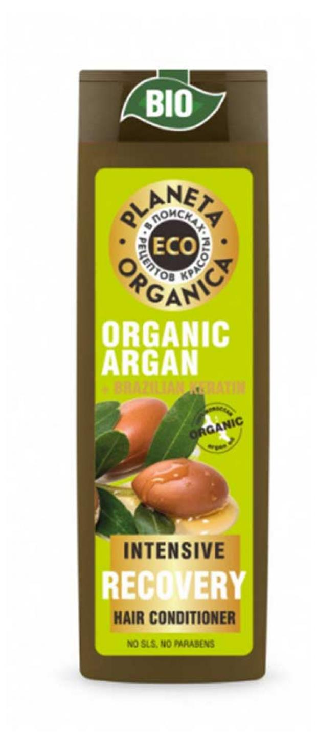 

Бальзам для волос Planeta Organica Argan Brazilian Keratin, 520 мл