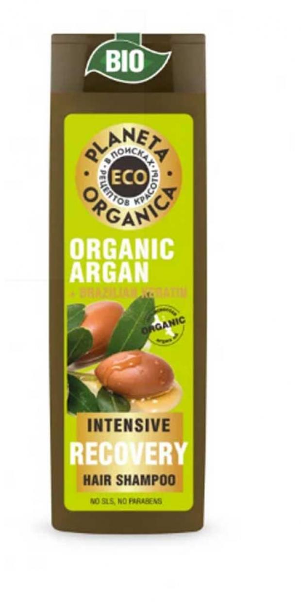 

Шампунь для волос Planeta Organica Argan Brazilian Keratin, 520 мл