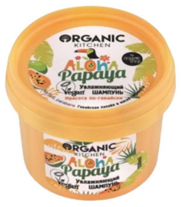

Шампунь для волос Organic Kitchen Aloha papaya увлажняющий, 100 мл