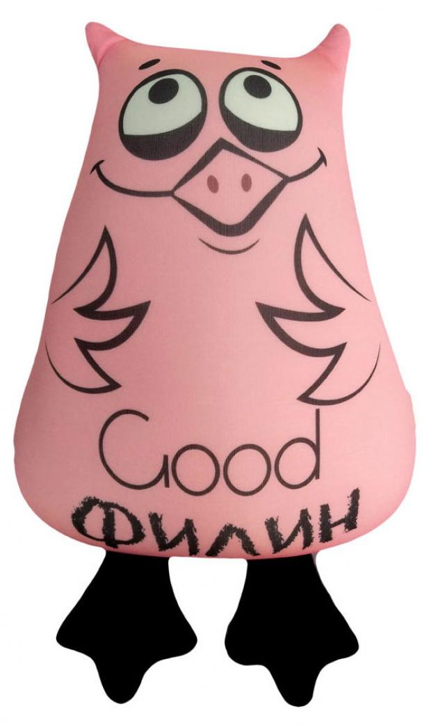 

Подушка антистресс «Штучки, к которым тянутся ручки» Филин, 30x25 см