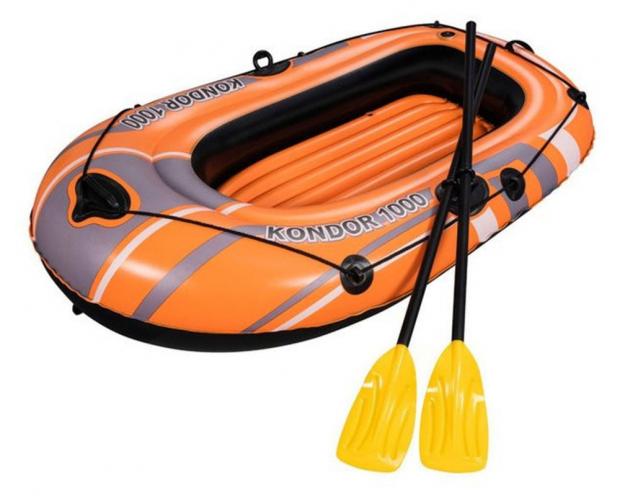 

Лодка надувная BESTWAY Kondor 1000 до 55 кг, 49х26х8 см