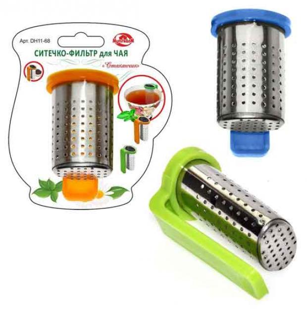 Ситечко-фильтр для чая Мультидом Стаканчик 13х12х38 см 81₽