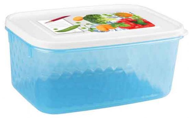 Контейнер для продуктов Phibo Кристалл с декором 13 л 77₽