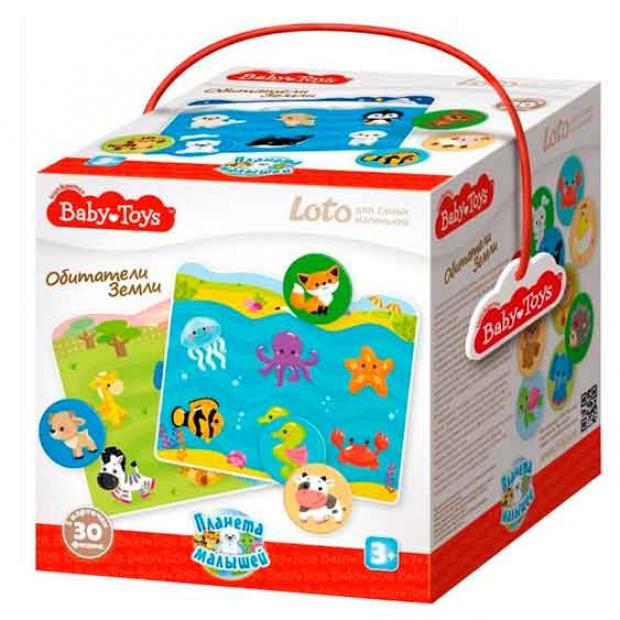 

Лото BABY TOYS для самых маленьких Обитатели Земли