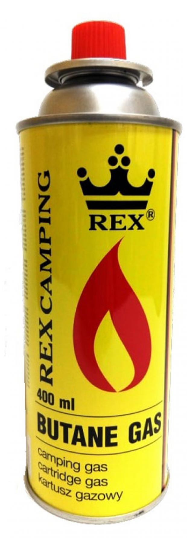 

Газ для горелок и туристических плит REX Camping, 400 мл