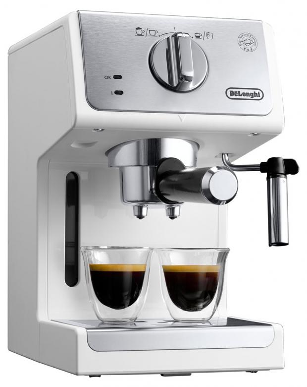 

Кофеварка рожковая DeLonghi ECP 33.21 белая