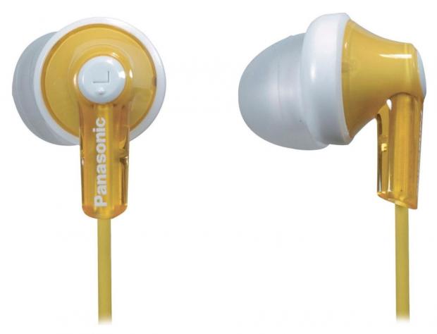 

Наушники Panasonic RP-HJE118GUY желтые