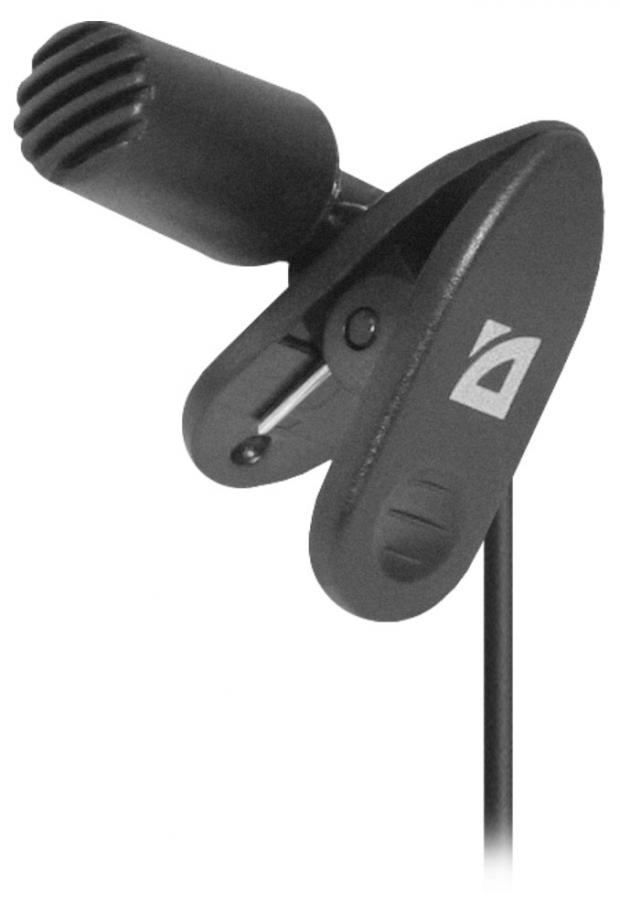 Микрофон компьютерный Defender MIC-109 на прищепке черный 18 м 191₽