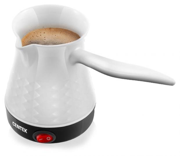 

Электрическая турка Centek CT-1097 белая, 0,2 л