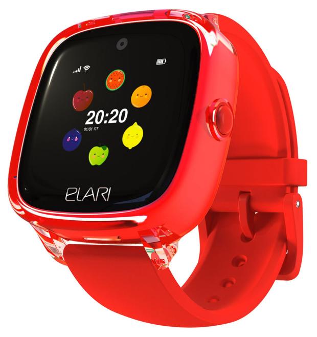 

Часы детские Elari KidPhone Fresh 4 красные
