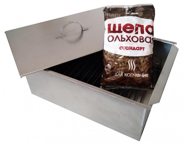 

Коптильня Grilkoff Эконом с ольховой щепой, 30х24 см