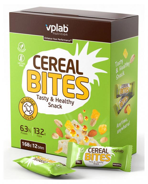 

Батончик VPLab Cereal Bites Ананас, 168 г