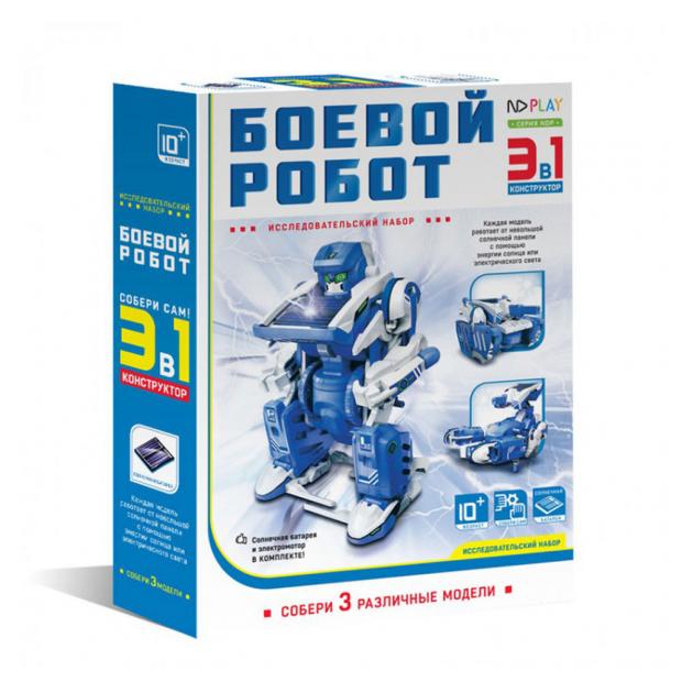 

Конструктор электромеханический ND Play Боевой робот 3 в 1