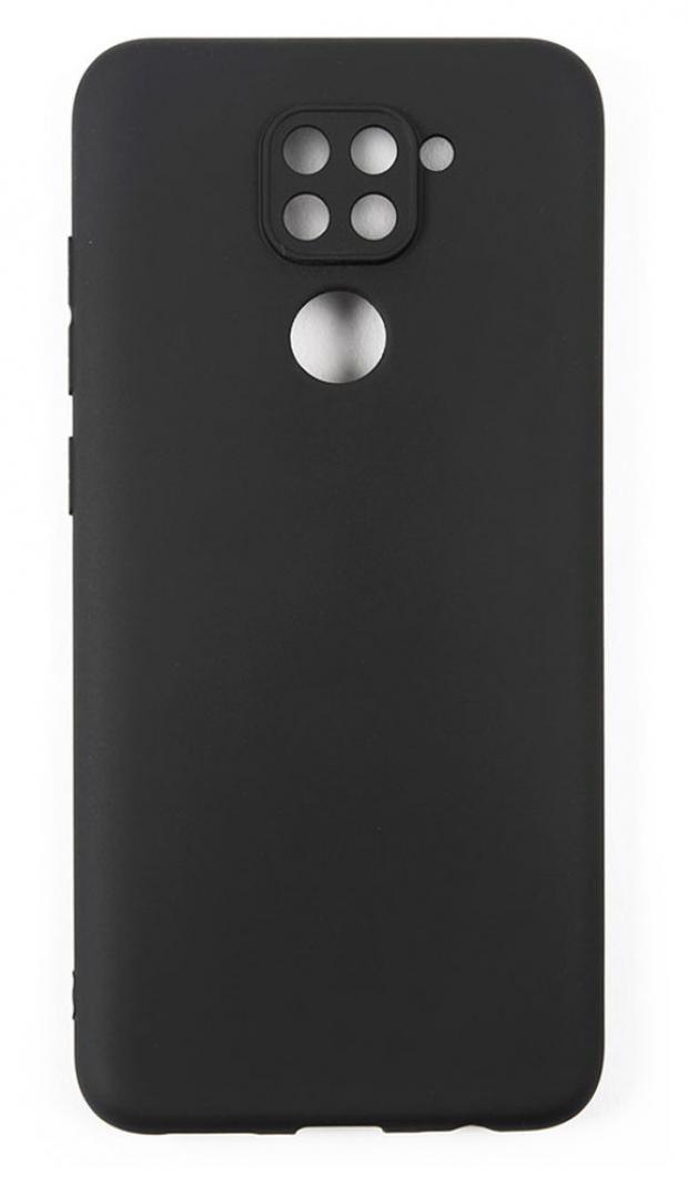 

Чехол mObility для Xiaomi Redmi Note 9 soft touch черный