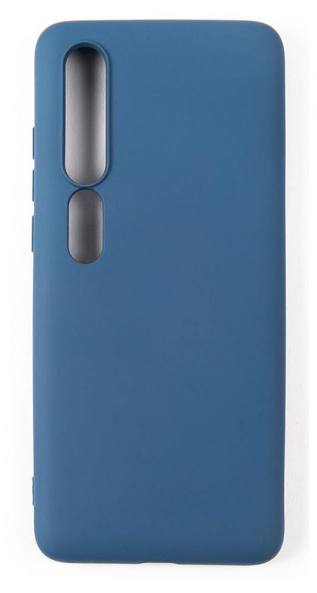 

Чехол mObility для Xiaomi Mi 10 Pro soft touch синий