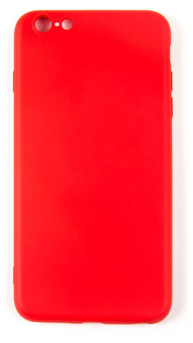 

Чехол mObility для iPhone 6 Plus/6S Plus soft touch красный