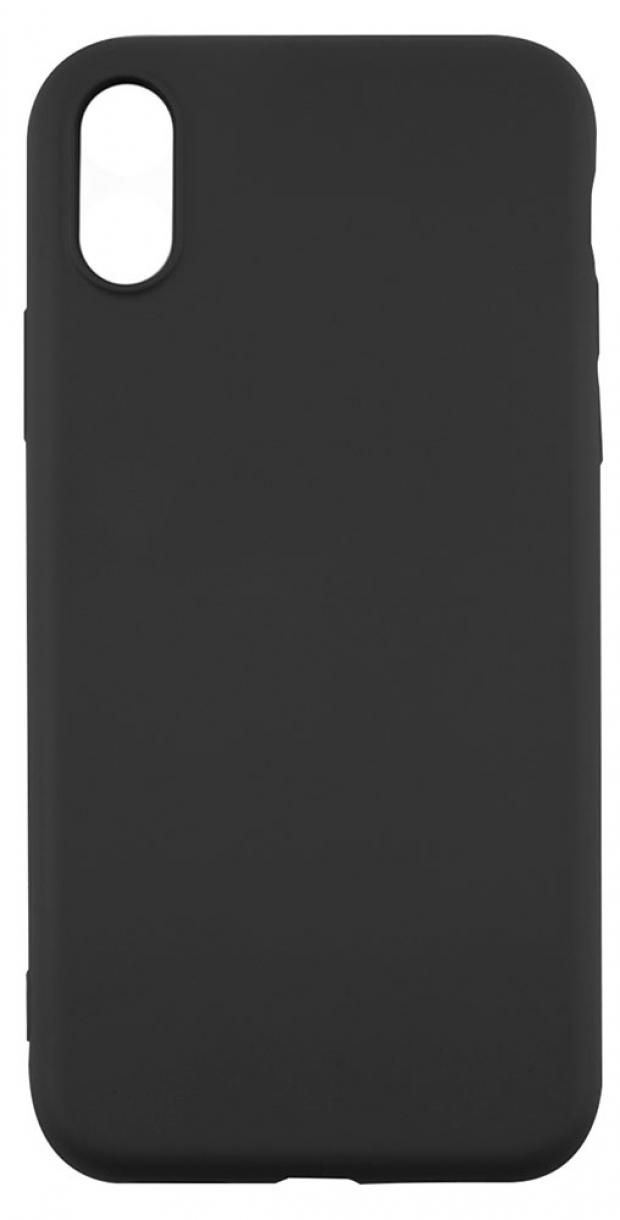 

Чехол mObility для iPhone X soft touch черный