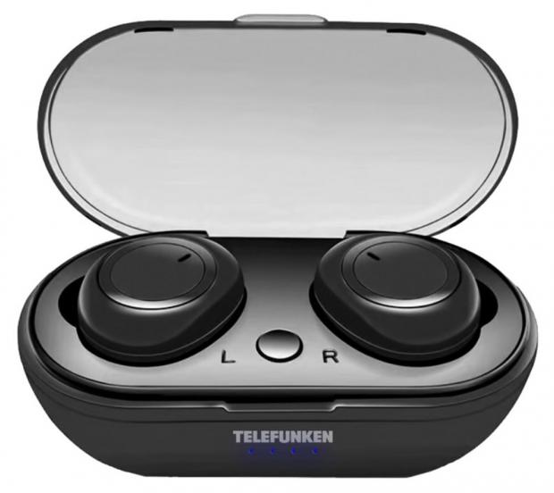 

Наушники беспроводные Telefunken TF-1101B черные