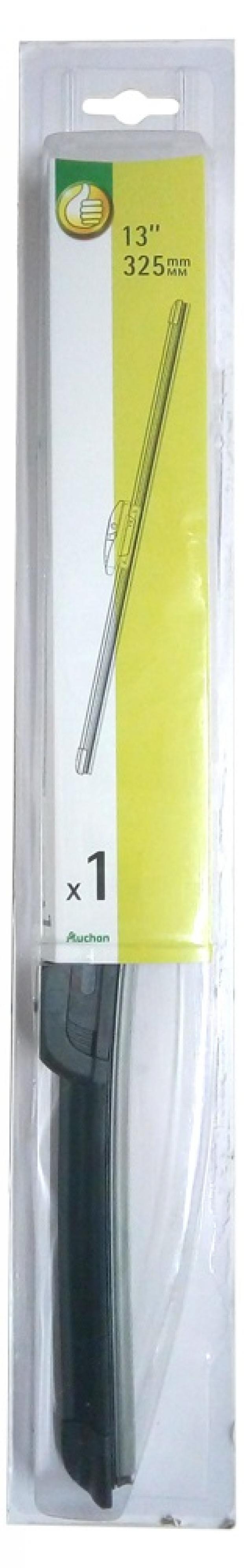 Щетка стеклоочистителя АШАН бескаркасная, 325 мм щетка стеклоочистителя ашан бескаркасная 475 мм