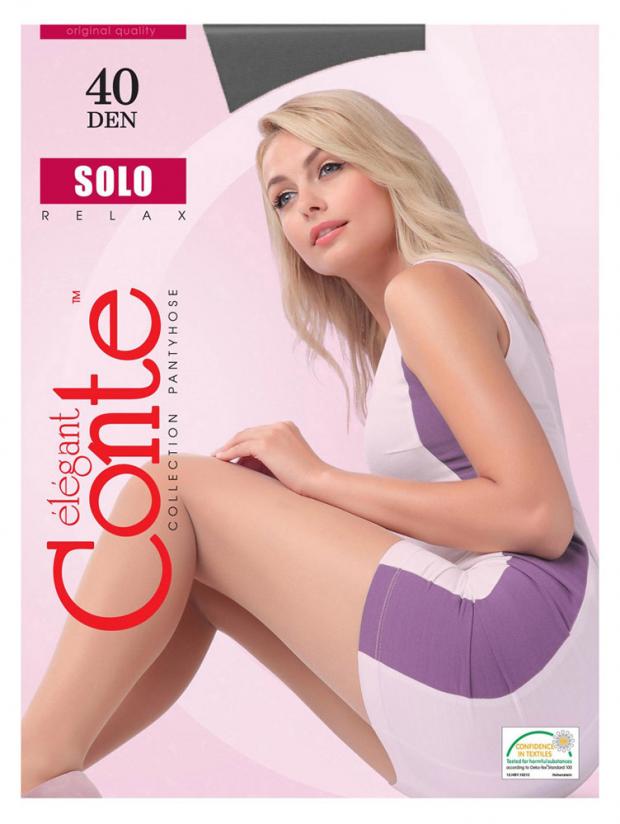 

Колготки женские Conte Solo 40 grafit, размер 3