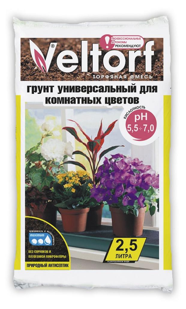 

Грунт для комнатных цветов Veltorf, 2,5 л