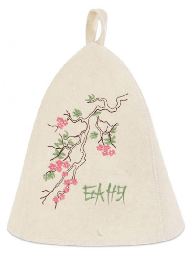 Шапка Невский банщик Сакура фетровая белая 159₽