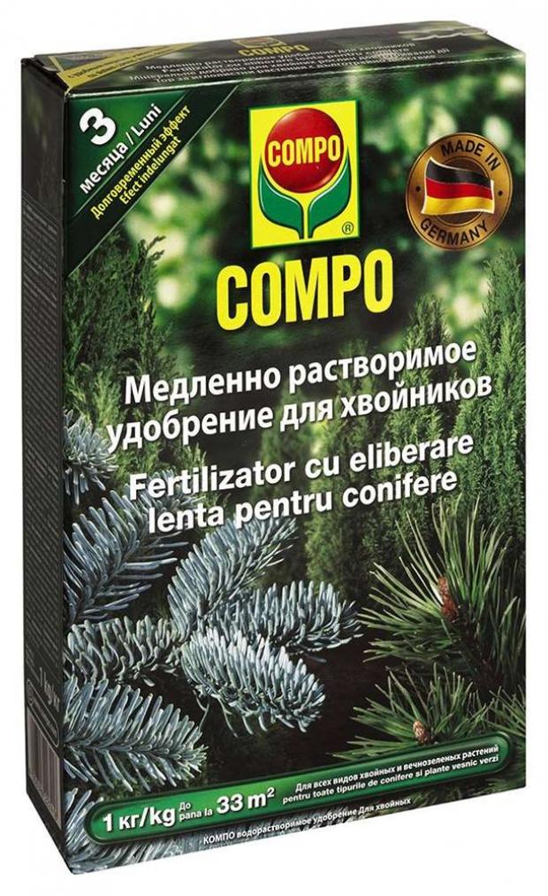 

Удобрение для хвойных деревьев Compo Sana медленно растворимое, 1 кг