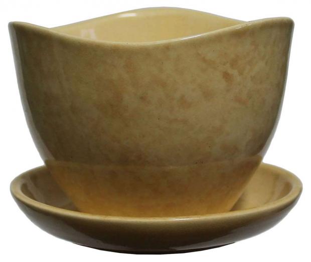 

Горшок «Котовская керамика» Флокс керамический бежевый Ø11 см