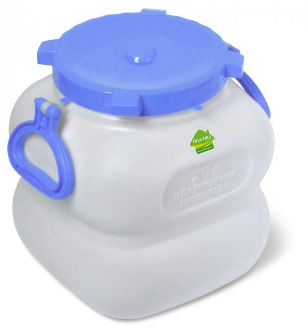 Фляга Martika пищевая с ручками пластиковая белая 20 л 439₽