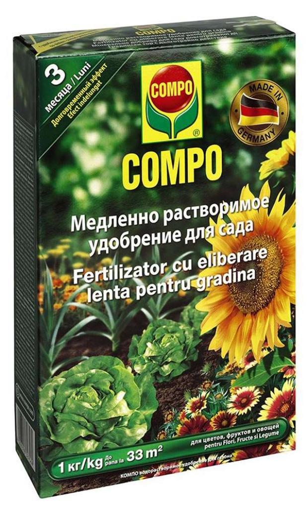 

Удобрение универсальное Compo Sana медленно растворимое, 1 кг