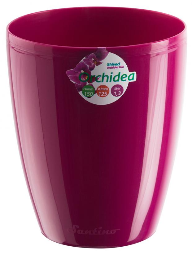 

Горшок Santino Orchidea лиловый Ø12.5 см, 1.3 л