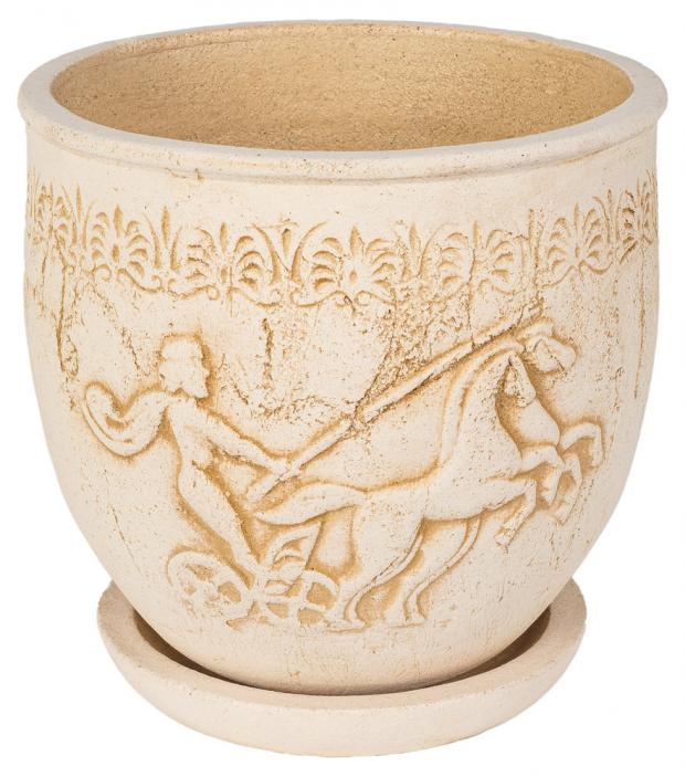 

Горшок «Фитокерамика» Олимпия с поддоном Ø23 см