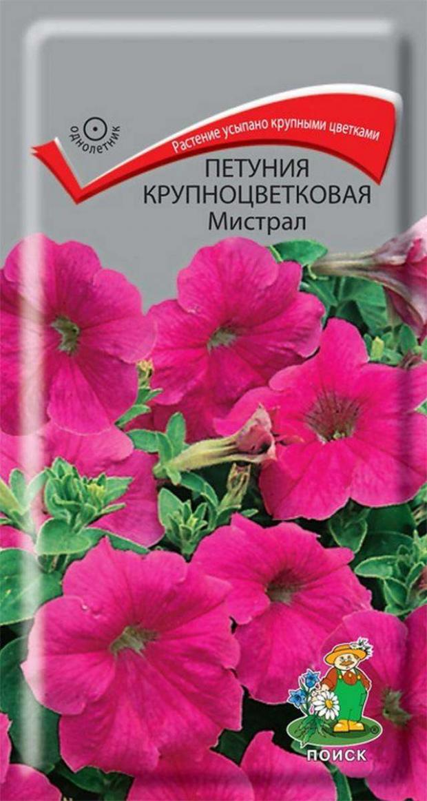 

Семена Петуния «Поиск» Крупная Мистрал, 20 шт